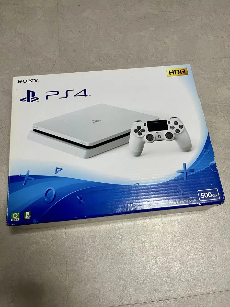 PS4 플스4 슬림 화이트 500G CUH-2117A & 패드 2